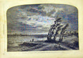 Original Old Antique Print Dordrecht Holland Anastasi Fine Art French 1859 19th