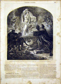 Original Old Antique Print Helen Seibertz French 1865 Fine Art 19th