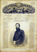 Original Old Antique Print Portrait Sheridan Philipp General Unionist 1865 19th