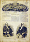 Original Old Antique Print Portrait Boudet Senate Lavalette Minister 1865 19th