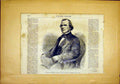 Original Old Antique Print Portraitjohnson President United States America 1865