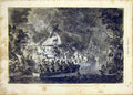 Original Old Antique Print Spree Valley School Germany Puschkin French 1865 19th