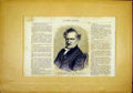 Original Old Antique Print Portrait Provost Comedy Society French 1866 19th