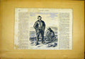 Original Old Antique Print Fishermen Chiogga Venice Malchus French 1866 19th