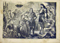 Original Old Antique Print Honour Godwin Royal French 1866 19th