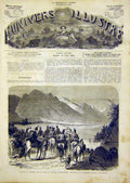 Original Old Antique Print Brenner Austrian Troops Inspruck French 1866 19th