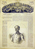 Original Old Antique Print Portrait Benedek Austrian French 1866 Military 19th