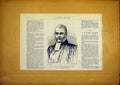 Original Old Antique Print Portrait Pasteur Coquerel French 1868 19th