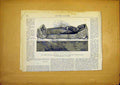 Original Old Antique Print Tomb Henry Ii England Richard Lion-Heart 1868 19th