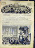 Original Old Antique Print Madeleine Bauer Careme Pelcoq French 1868 Victorian