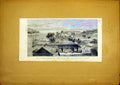 Original Old Antique Print Gulf Bengal Andaman Port Blair French 1868 Victorian