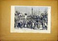 Original Old Antique Print Fair Sheep Boulevard Bourdon French 1868 Victorian