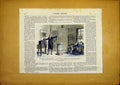 Original Old Antique Print Theatre Faverne Comic Beauvallet French 1868 19th