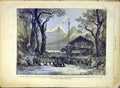 Original Old Antique Print Nice Theatre Partisan Scene Uchard Cabrol 1881 19th