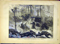 Original Old Antique Print Emperor Russia Saint-Petersburg Assasination 1881