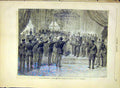 Original Old Antique Print Saint-Petersburg Czar Ceremony French 1881 Victorian