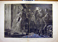Original Old Antique Print Farming Ireland Terror Agriculture Irish Farm 1881