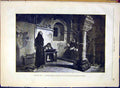 Original Old Antique Print Interrogation Laurens Religious French 1881 Art 19th