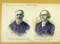 Original Old Antique Print Portrait Forge Lefranc Senator French 1881 Victorian