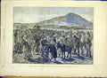 Original Old Antique Print Ireland Tenant Frm Prisoner Agriculture 1881 19th
