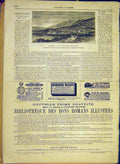 Original Old Antique Print Algeria Village Boukhalfa French 1881 19th