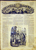 Original Old Antique Print England Elections Candidate Votes French 1865 19th