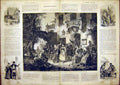 Original Old Antique Print Bavaria Tribunal Pietsch Meeting French 1865 19th