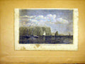 Original Old Antique Print Saint-Vincent Portugal Coast French 1865 Victorian