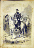 Original Old Antique Print Portrait General Vinoy Imperial Guard French 1865