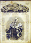 Original Old Antique Print Portrait General Dupin Procurer French 1865 Victorian
