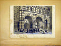 Original Old Antique Print Portral Cathedral Lucques French 1865 19th