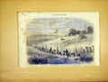 Original Old Antique Print Niger Expedition Robins French 1865 Africa Victorian