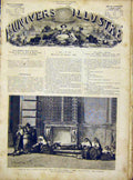 Original Old Antique Print Rome Bonnat Napolitan Farnese French 1866 Art 19th