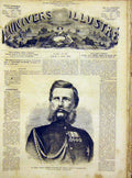 Original Old Antique Print Portrait Prince Frederic Guillaume Prussia 1866 19th