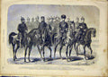 Old Antique Print Prussian General Mende Frederic-Charles Guillaume 1866 19th