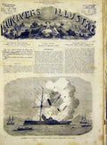 Old Antique Print Steamer Explosion General Little Ohio Usa America 1866 19th