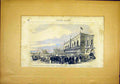 Original Old Antique Print Venice Leboeuff Commissioner French 1866 Victorian