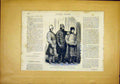 Original Old Antique Print Russian People Peasants French 1866 19th