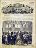 Original Old Antique Print Brussels Tir International French 1866 19th