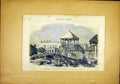 Original Old Antique Print Palace Rajah Couch-Behar Bengal French 1866 19th