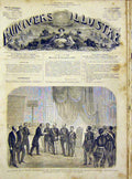 Original Old Antique Print Venetian King Victor Emmanuel French 1866 Victorian