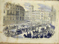 Original Old Antique Print London Procession Lord Mayor French 1866 Victorian