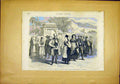 Original Old Antique Print Costumes Fashion Transylvania French 1866 Victorian