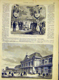 Original Old Antique Print Typographique Brother Religious Paris Orleans 1868