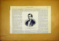 Original Old Antique Print Portrait Obrenowitch Prince Servia French 1868 19th
