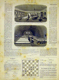 Original Old Antique Print Copenhagen Holland Cheese Milk Factory 1868 Victorian