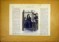 Original Old Antique Print Perine Capugines Portrait French 1868 19th