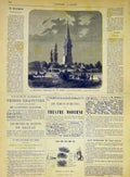 Original Old Antique Print Monument Aschaffenbourg French 1868 19th