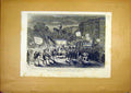Original Old Antique Print Election United States President Grant New York 1868
