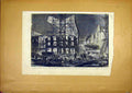 Original Old Antique Print Moniteurs Construction Work French 1868 Victorian